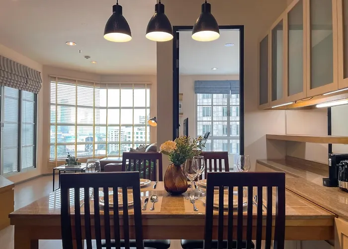 5 Mins To Bts L Large 75 Sqm L Pool And Sauna * 曼谷
